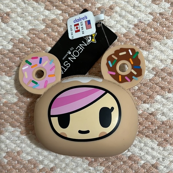 Tokidoki Neon Star Donutella Coin Purse - Picture 3 of 5